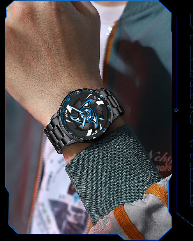 Techwear Coupe Spinning Luminous Watch