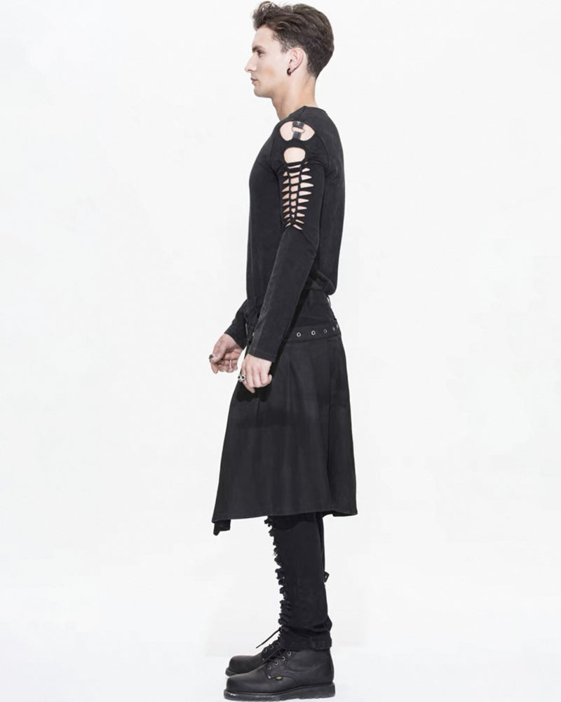 Techwear Detachable Skirt Panels Punk Pants