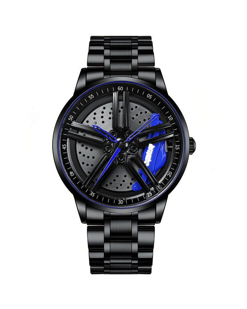 Techwear Fast & Furious Car Wheel Non Spinning Watch