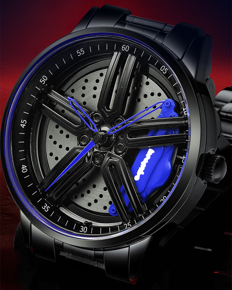 Techwear Fast & Furious Car Wheel Non Spinning Watch