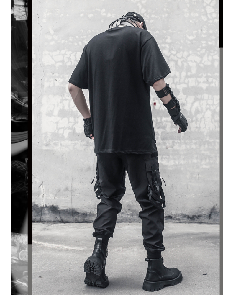 Techwear Functional Geometric Irregular T-Shirt