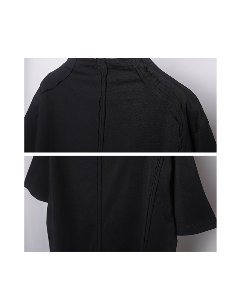 Japanese Techwear Splicing T-Shirt
