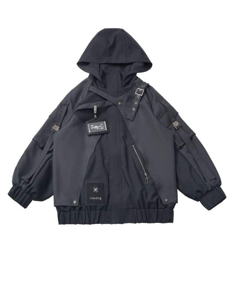 Techwear Girl Jacket And Skirt Cargo Pants Set(Sold Separately)