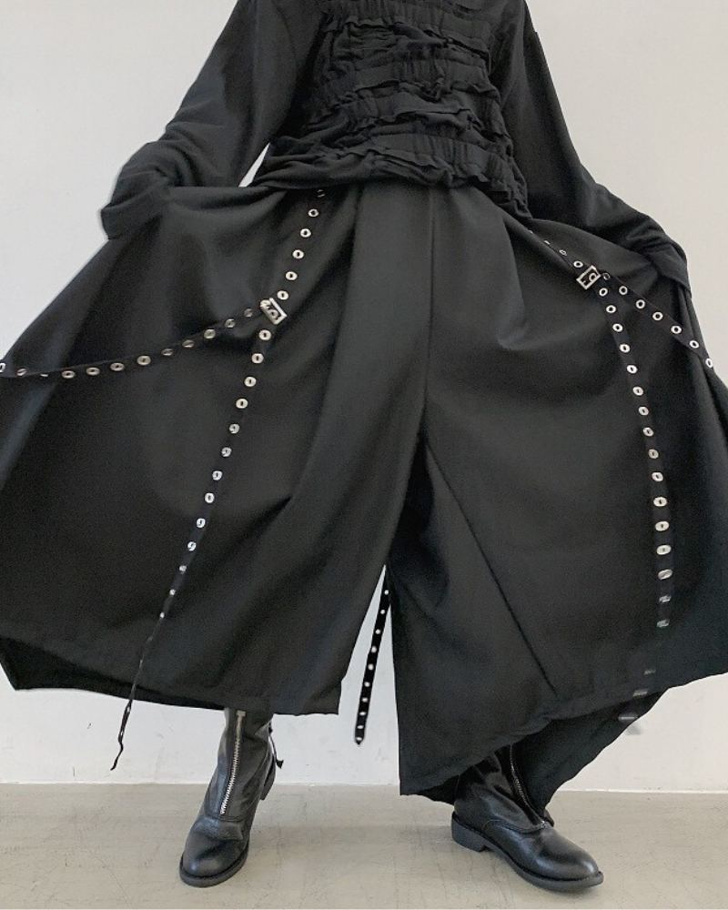 Techwear Japanese Hakama Pants