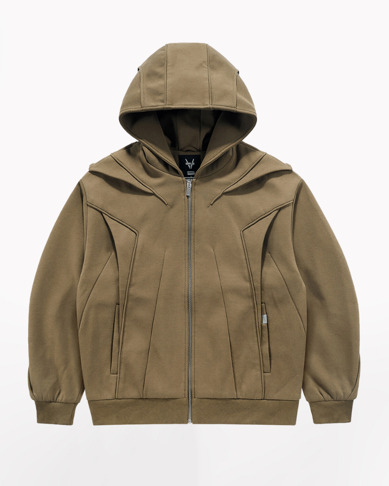 Techwear Multilayer Tactical Zip-up Hoodie – Techwear Official