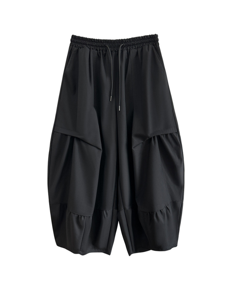 Techwear Pleated Hakama Pants