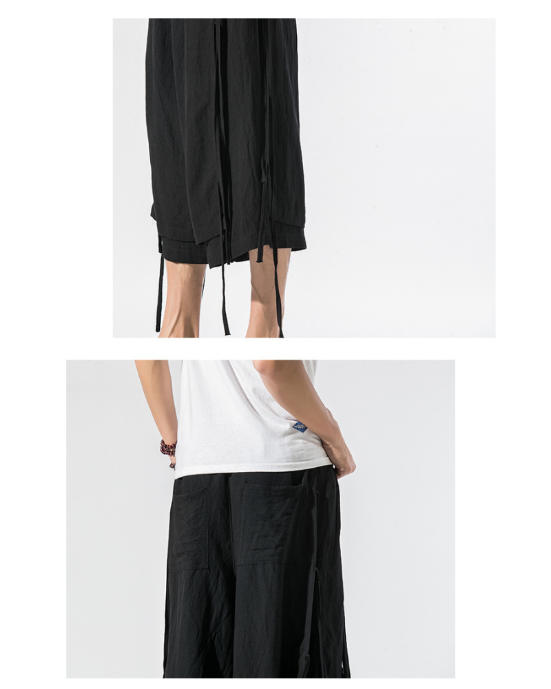 Techwear Short Hakama Pants
