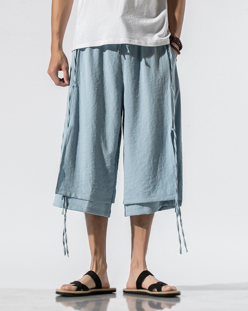 Techwear Short Hakama Pants