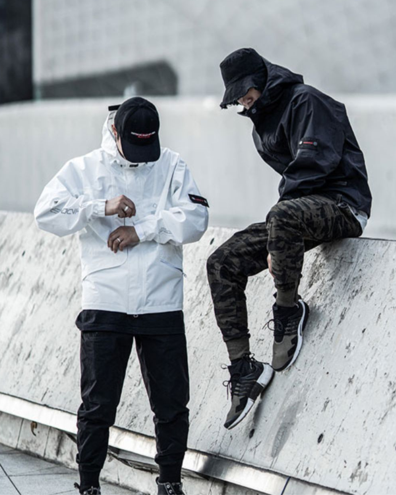 Techwear Slim Camo Cargo Pants