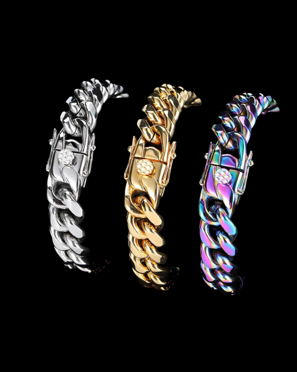 Hip Hop Jewelry Stainless Steel Cuban Bracelet