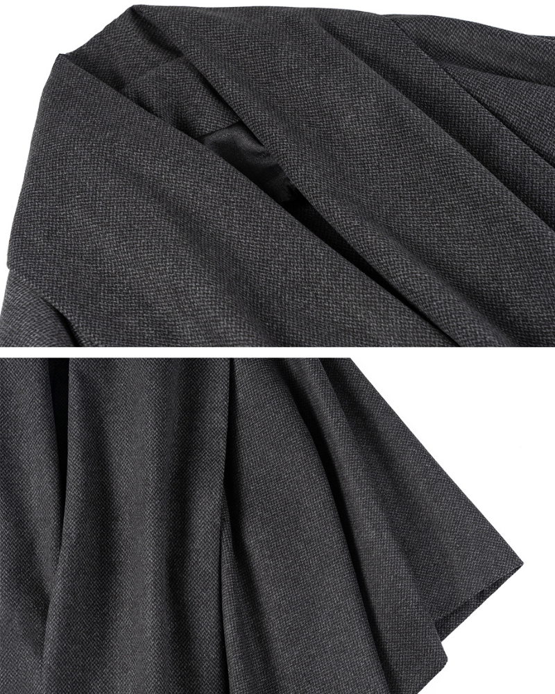 Techwear Winter Scarf Cape Coat