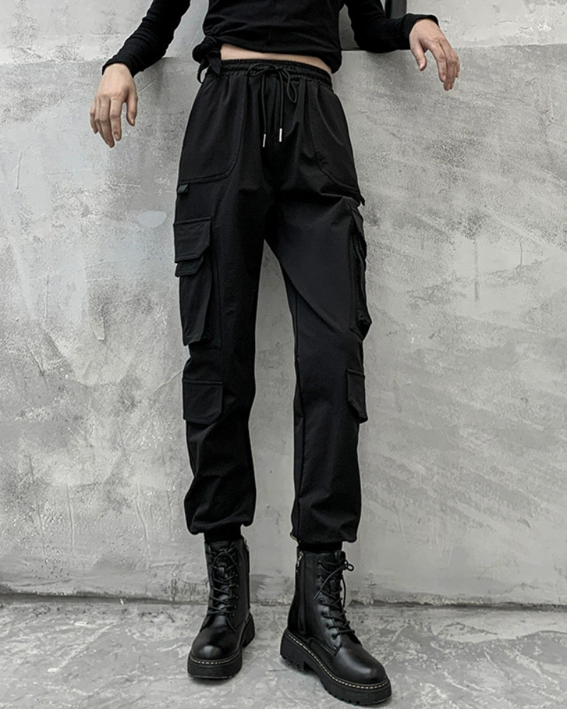 Techwear 3D Pockets Women Cargo Pants