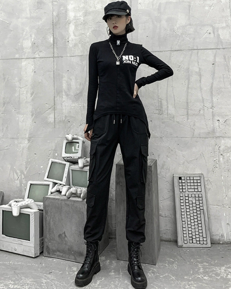 Techwear 3D Pockets Women Cargo Pants
