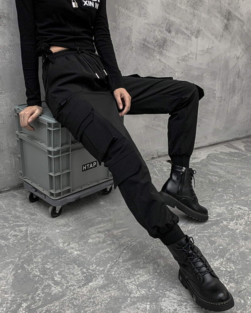 Techwear 3D Pockets Women Cargo Pants