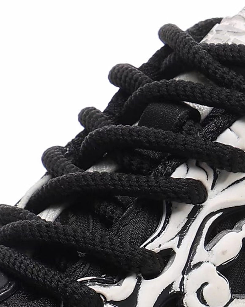 Techwear Chinoiserie Breathable Casual Flat Sneakers