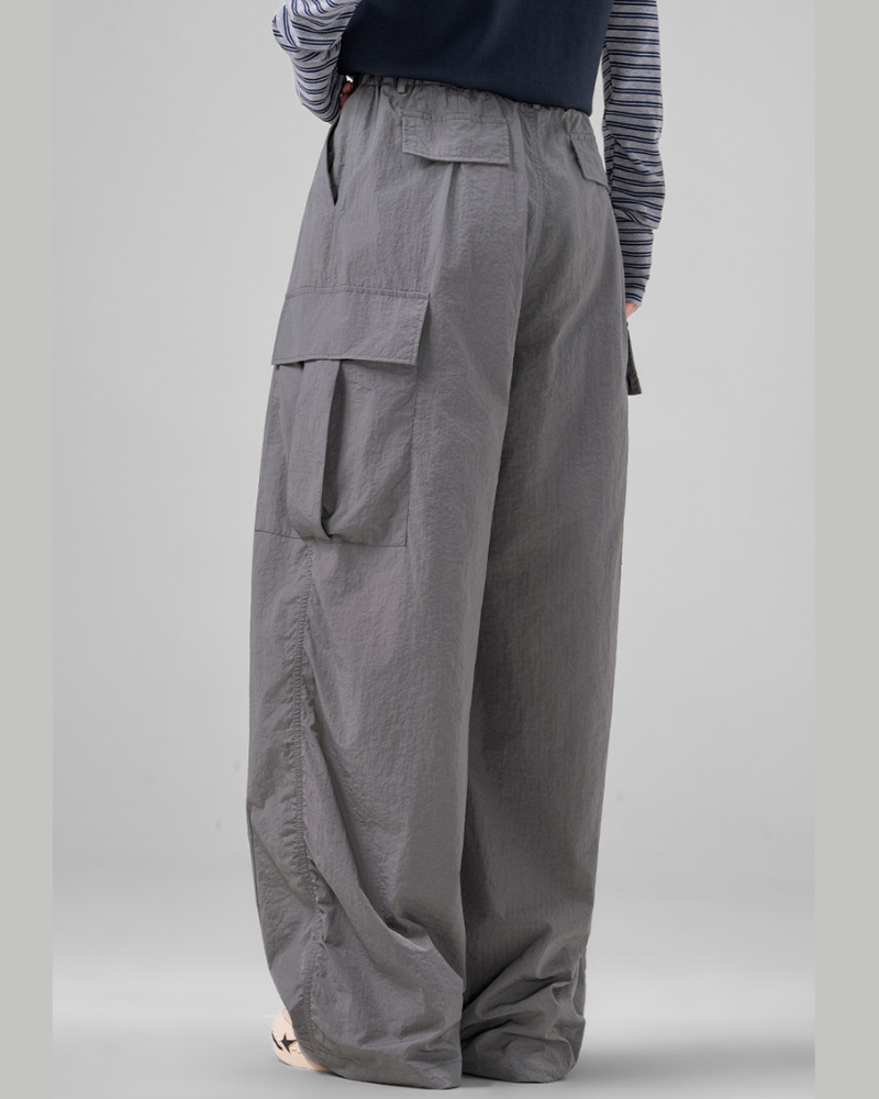 Techwear Draped Large Pocket Unisex Cargo Pants