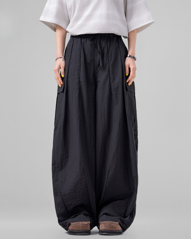 Techwear Draped Large Pocket Unisex Cargo Pants