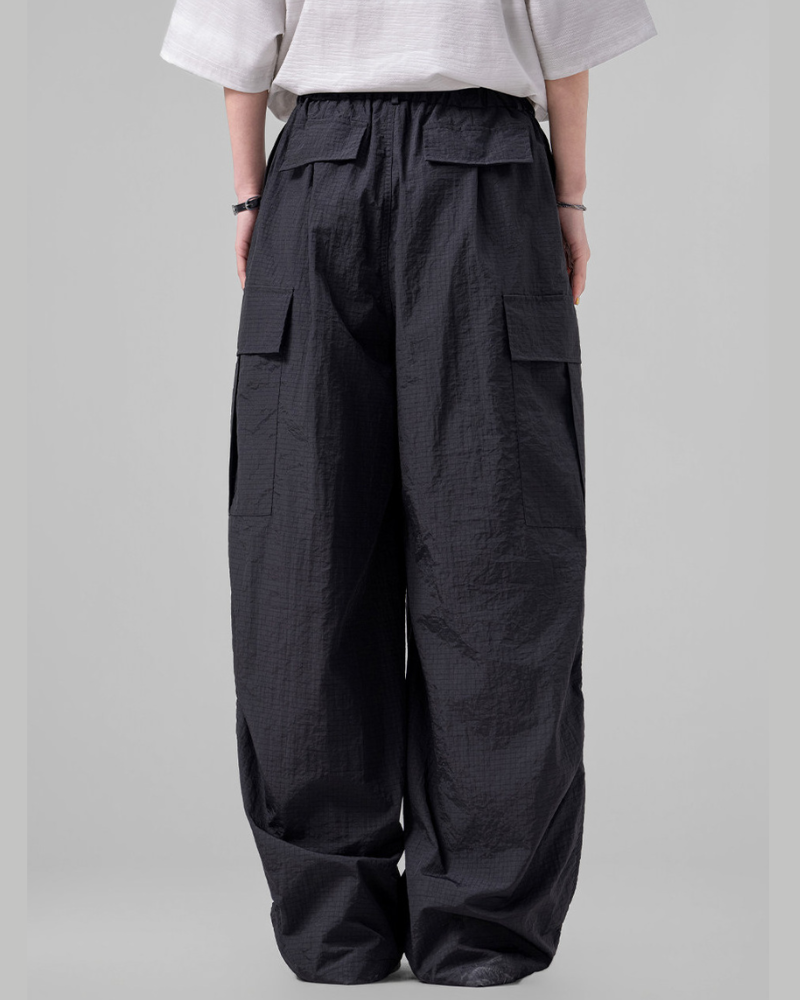 Techwear Draped Large Pocket Unisex Cargo Pants