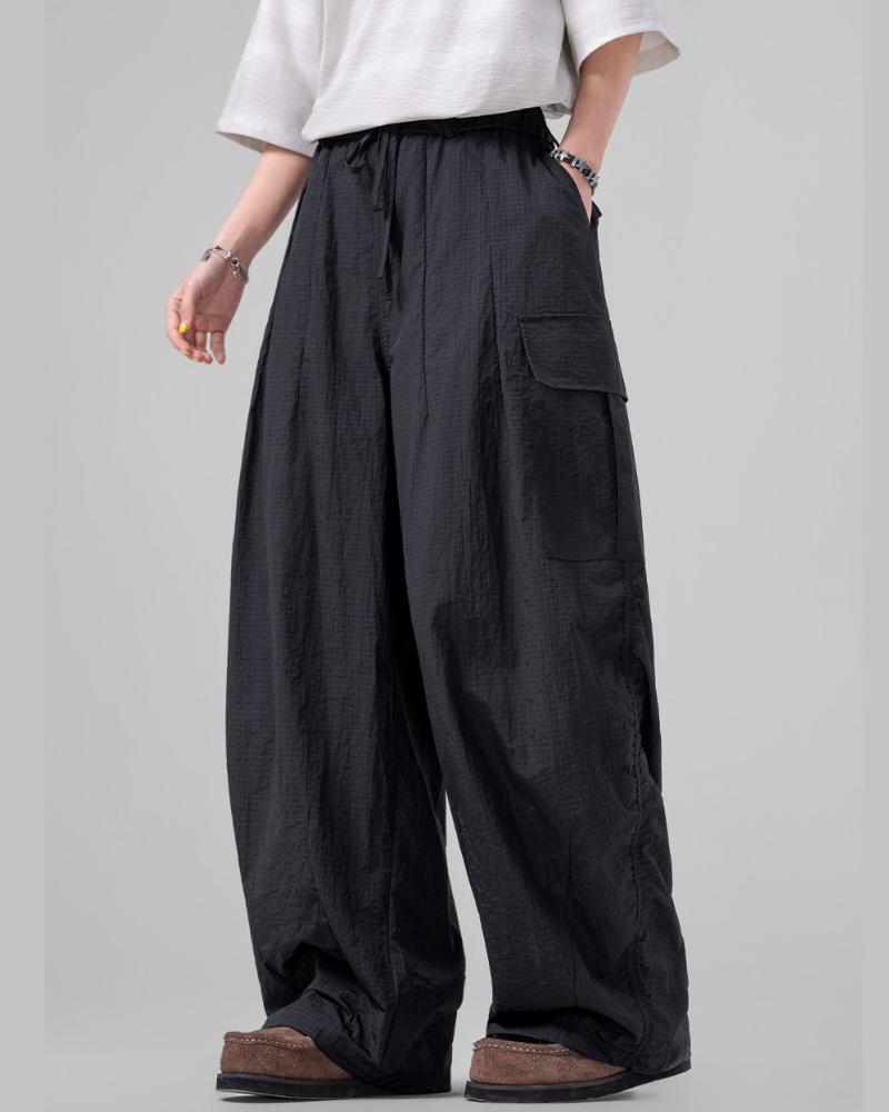 Techwear Draped Large Pocket Unisex Cargo Pants
