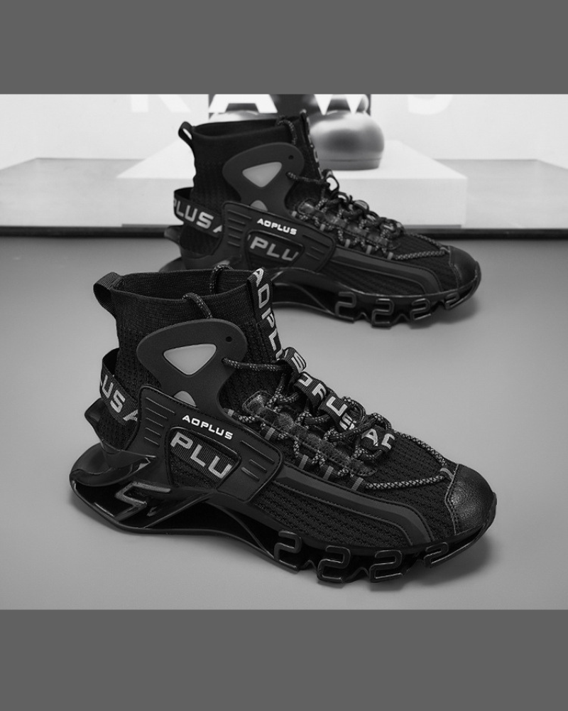 Techwear Breathable Blade High Top Sneakers
