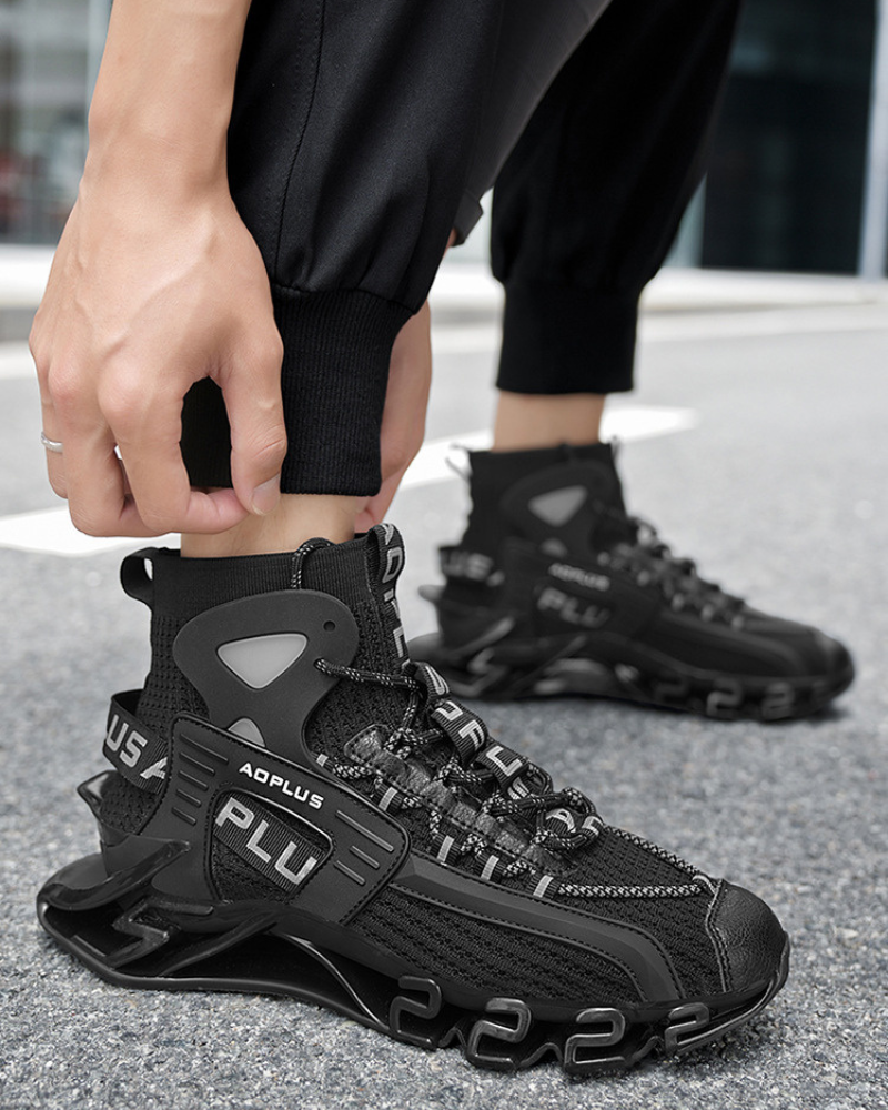 Techwear Breathable Blade High Top Sneakers