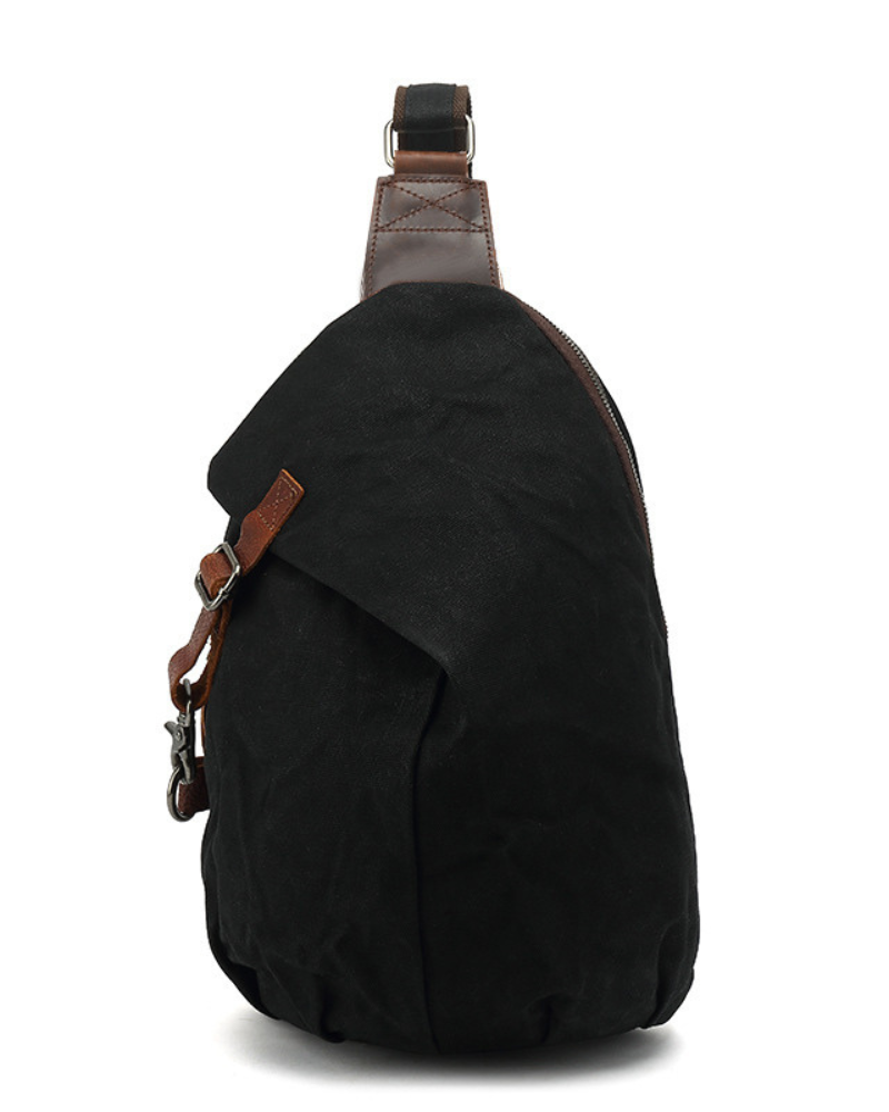 Techwear-Sling-Rucksack aus Canvas