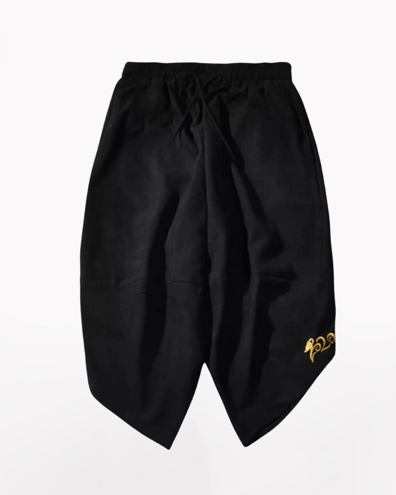 Techwear Japanese Crop Hakama Pants