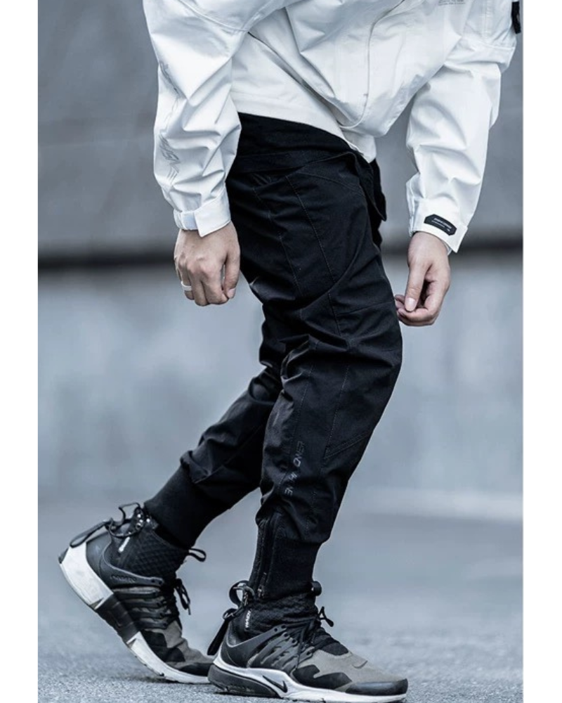 Techwear Slim Camo Cargo Pants