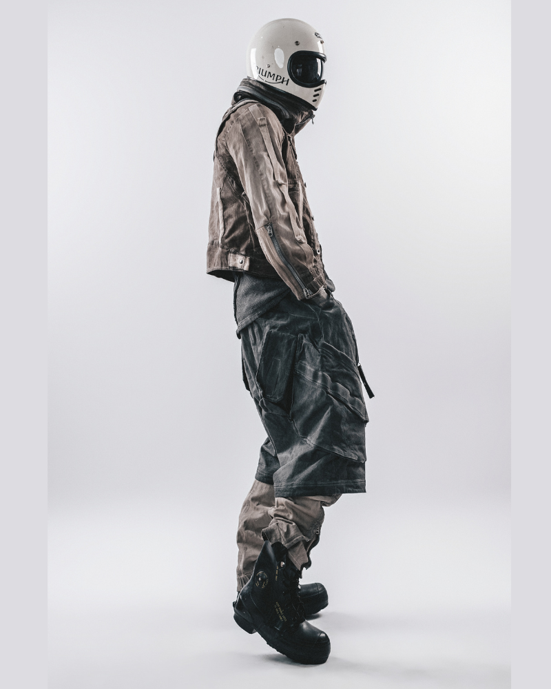 Wasteland Apocalypse Detachable-Collar Jacket