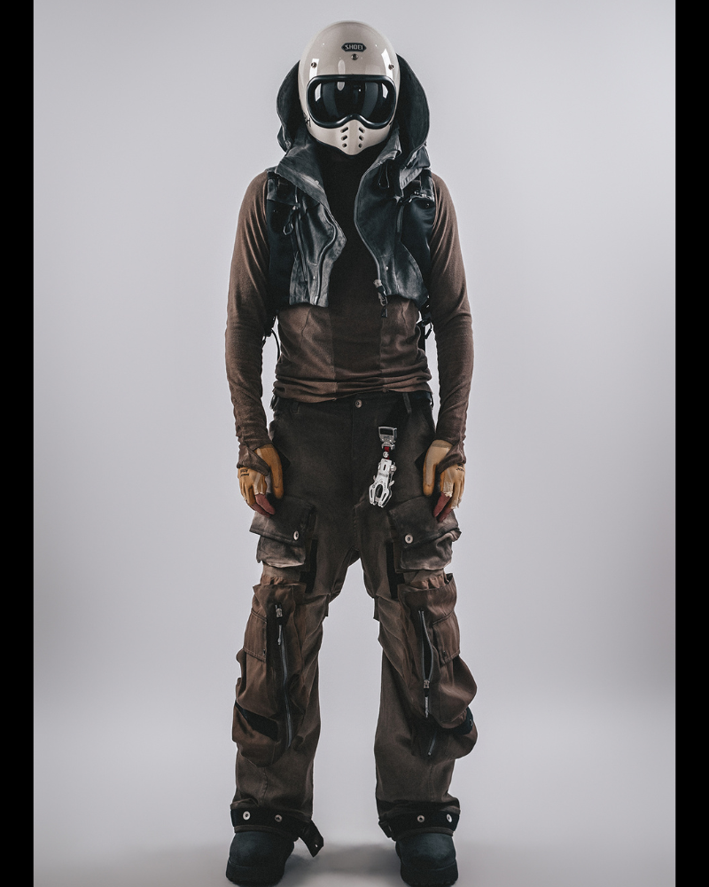 Wasteland Functional 3D Pocket Wide Leg Cargo Pants