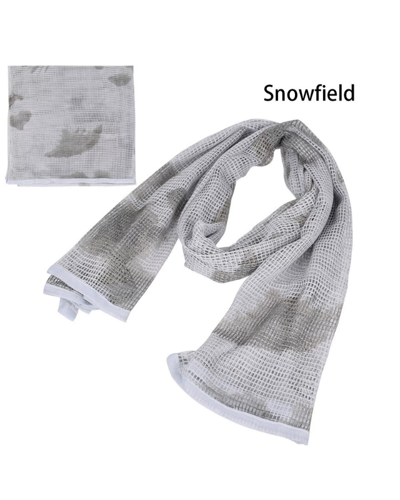 Wasteland Soldier Style Camouflage Long Mesh Scarf