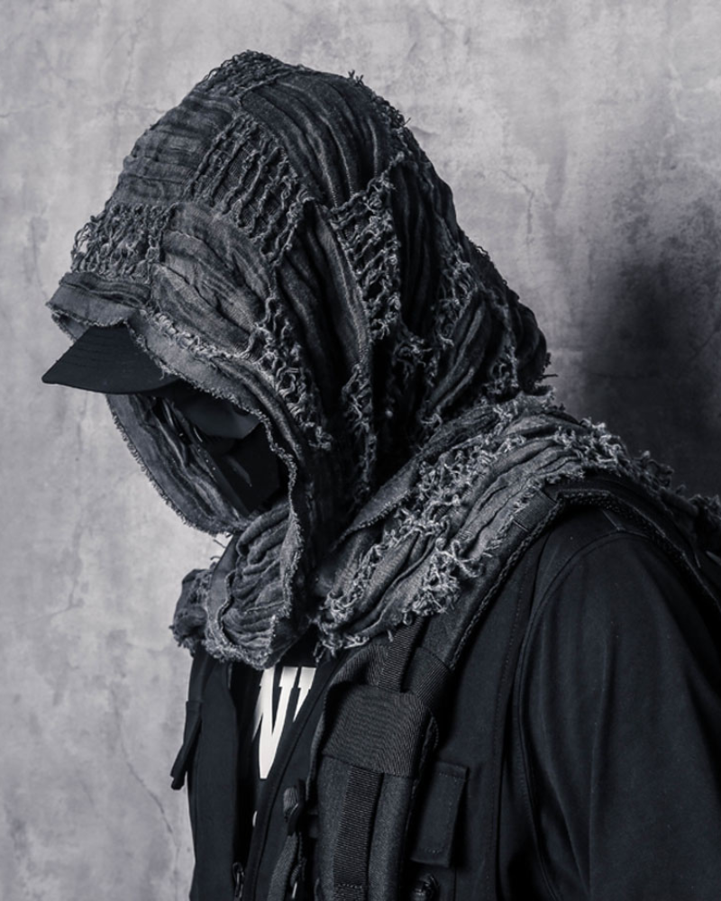 Wasteland Wear Distressed Tactical Shawl Scarf