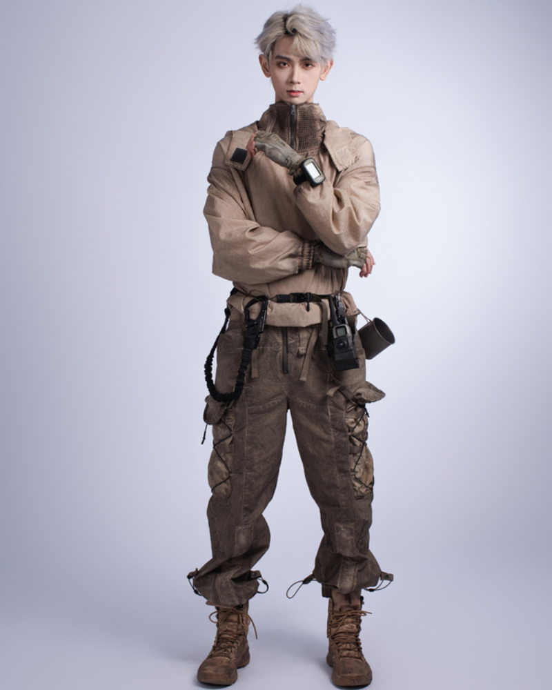 Wasteland Wear Distressed Washed Outdoor Cargo Pants