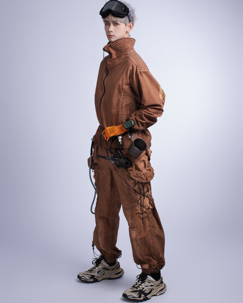 Wasteland Wear Distressed Washed Outdoor Cargo Pants