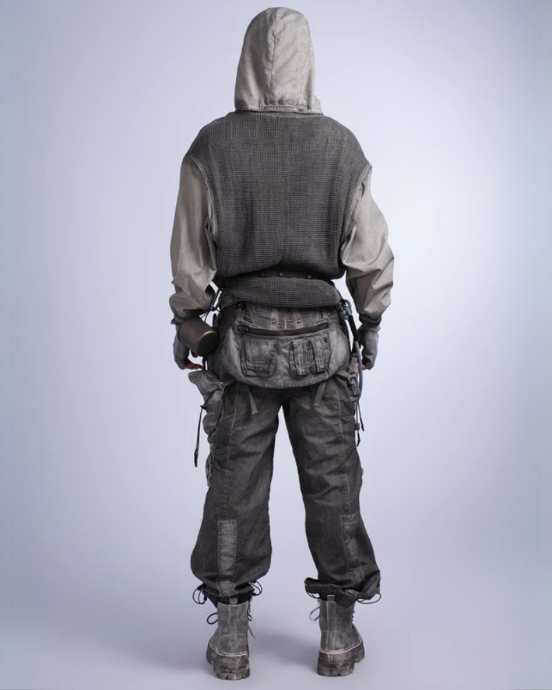 Wasteland Wear Distressed Washed Outdoor Cargo Pants