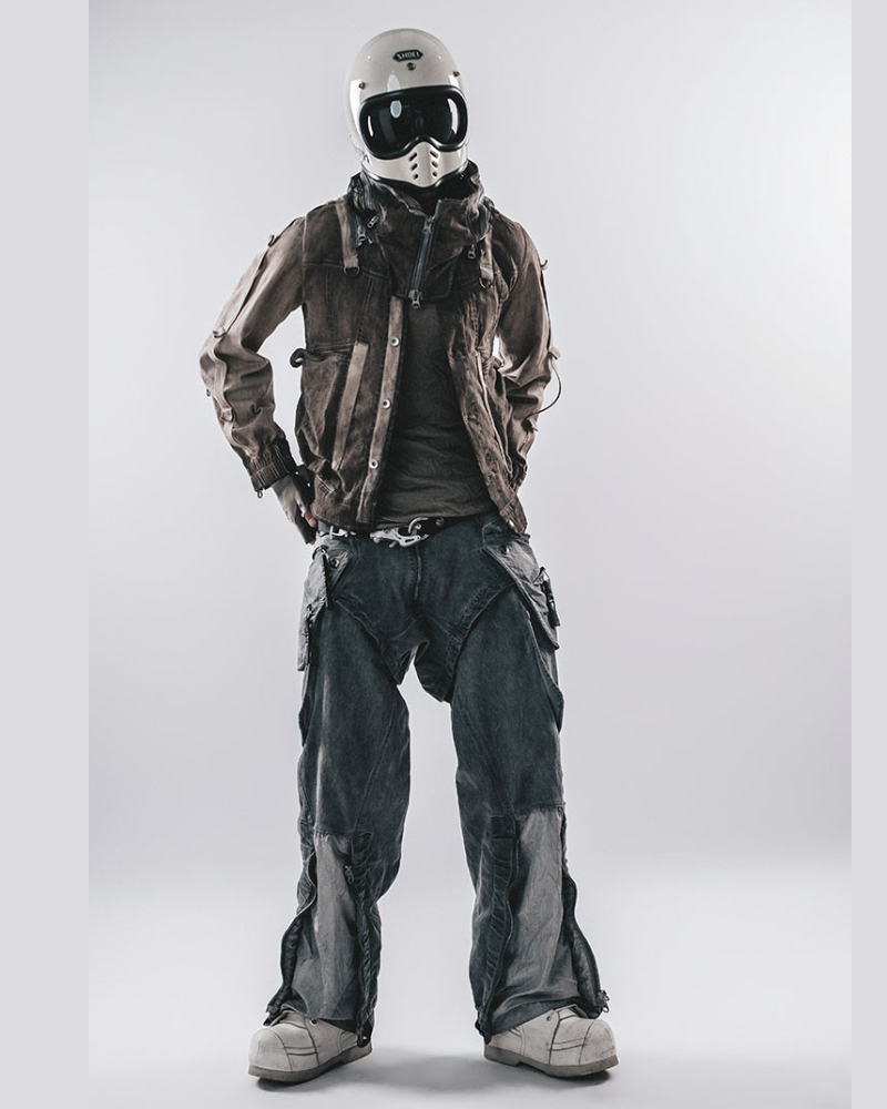 Wasteland Wear Multi-Pocket Zipper Cargo Pants