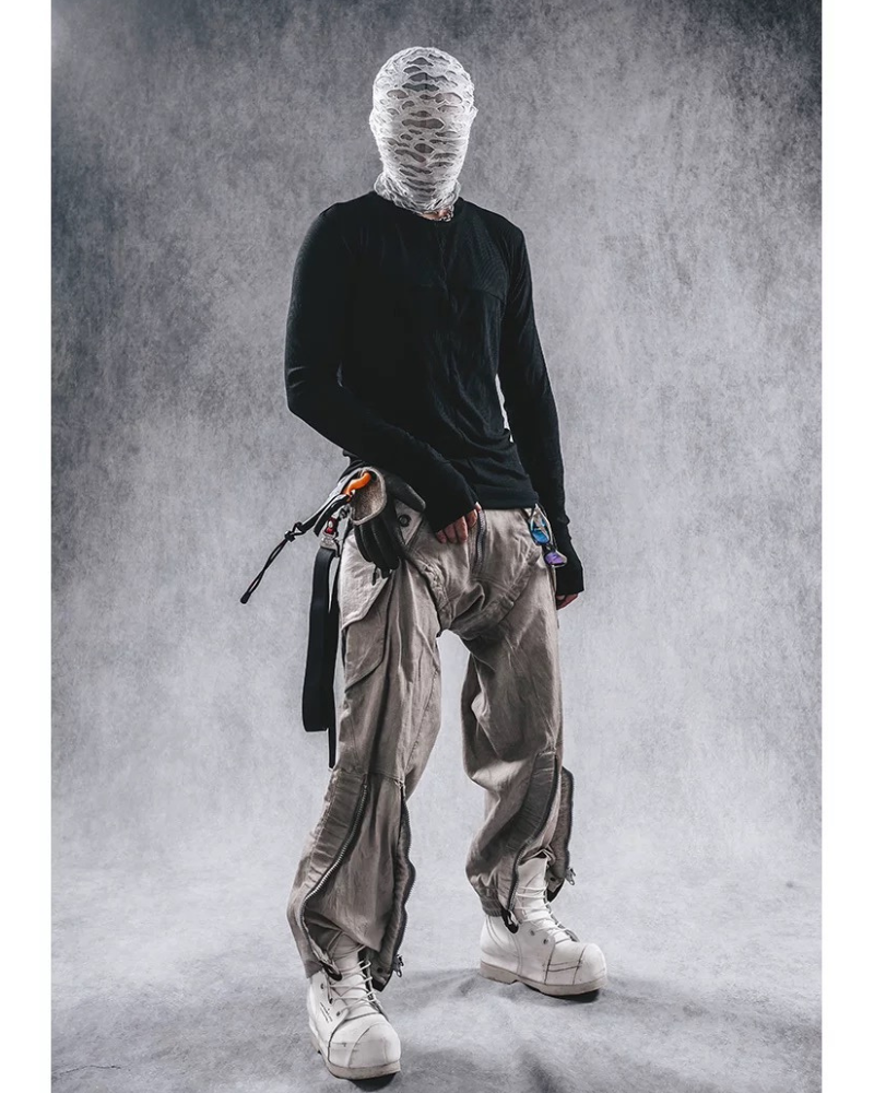 Wasteland Wear Multi-Pocket Zipper Cargo Pants