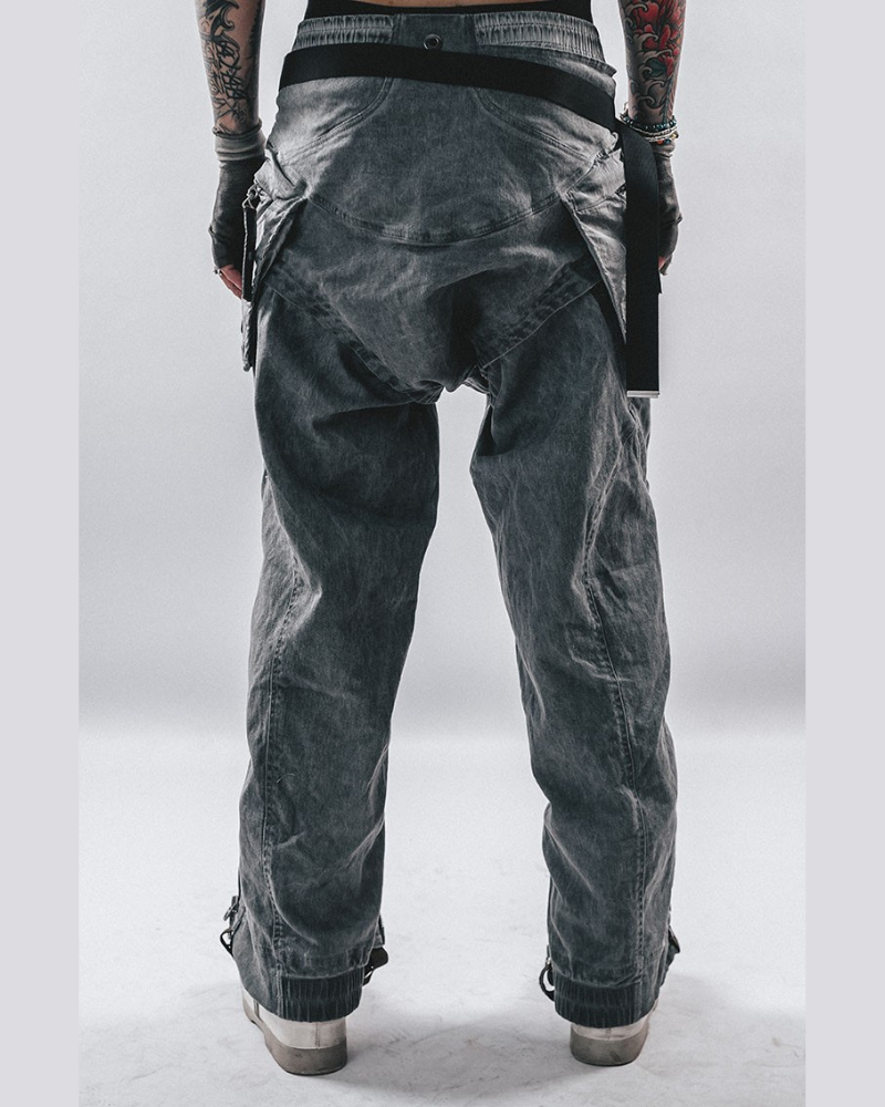 Wasteland Wear Multi-Pocket Zipper Cargo Pants
