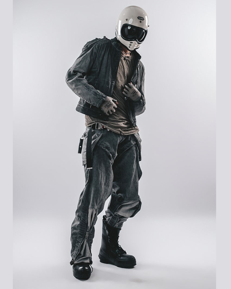 Wasteland Wear Multi-Pocket Zipper Cargo Pants