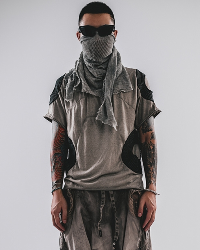 Wasteland Wear Washed Distressed Cotton T-Shirt