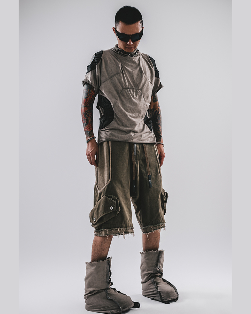 Wasteland Wear Washed Distressed Cotton T-Shirt