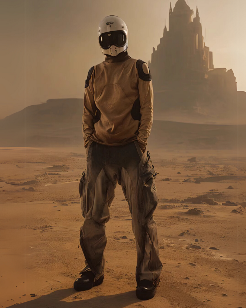 Wasteland Wear Washed Distressed Cotton T-Shirt