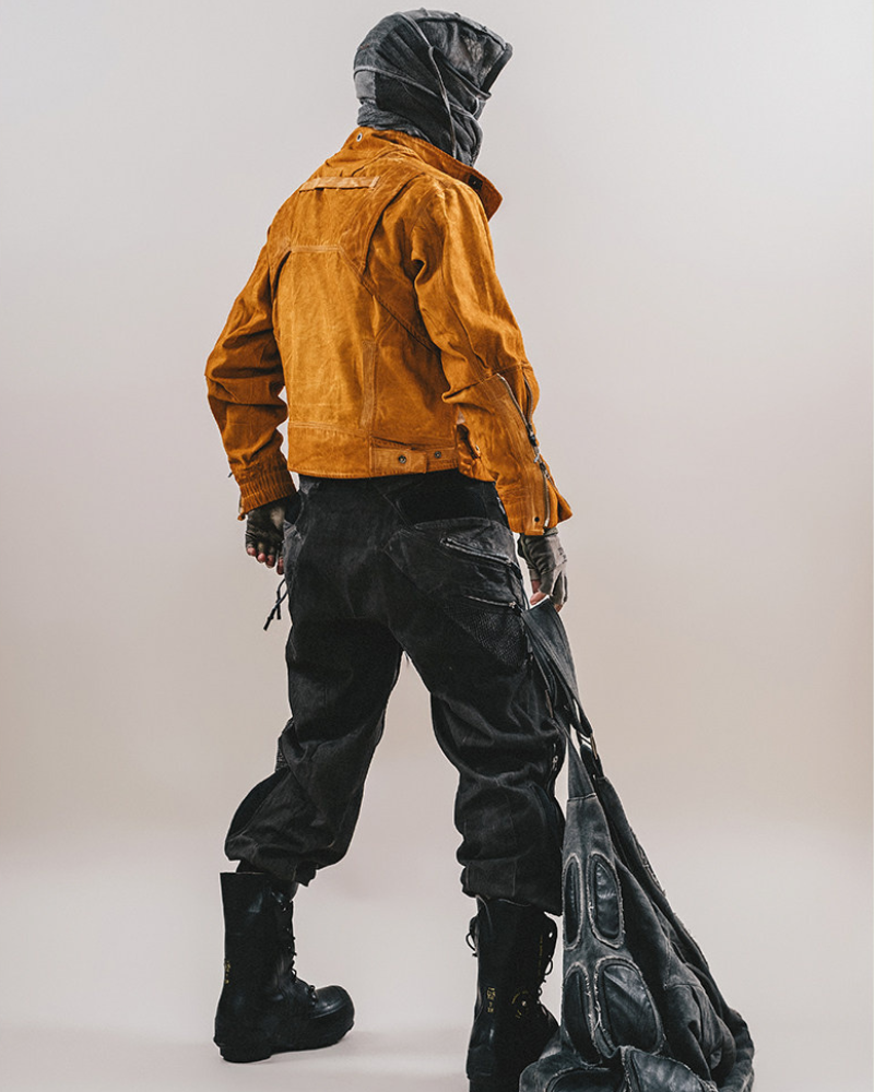 Wasteland Deconstructed Techwear Biker Jacket