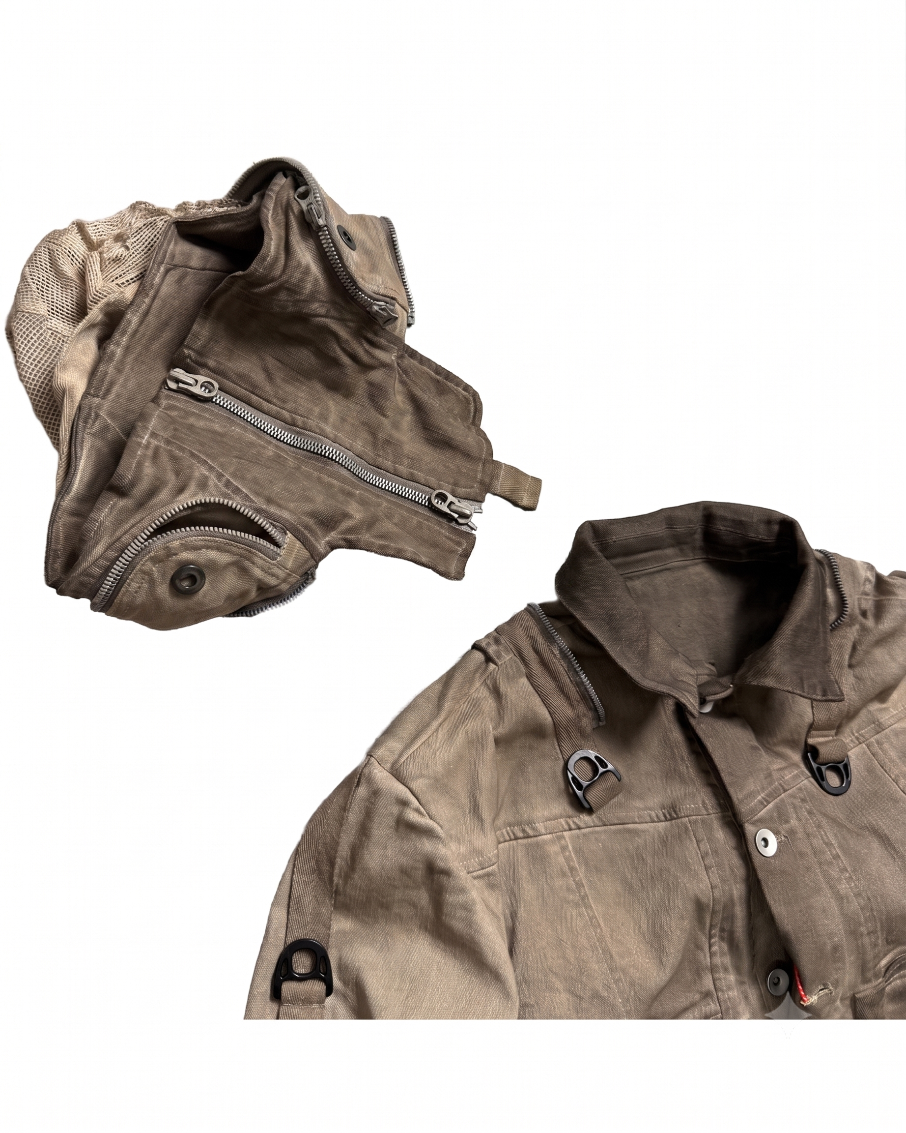 Wasteland Apocalypse Detachable-Collar Jacket