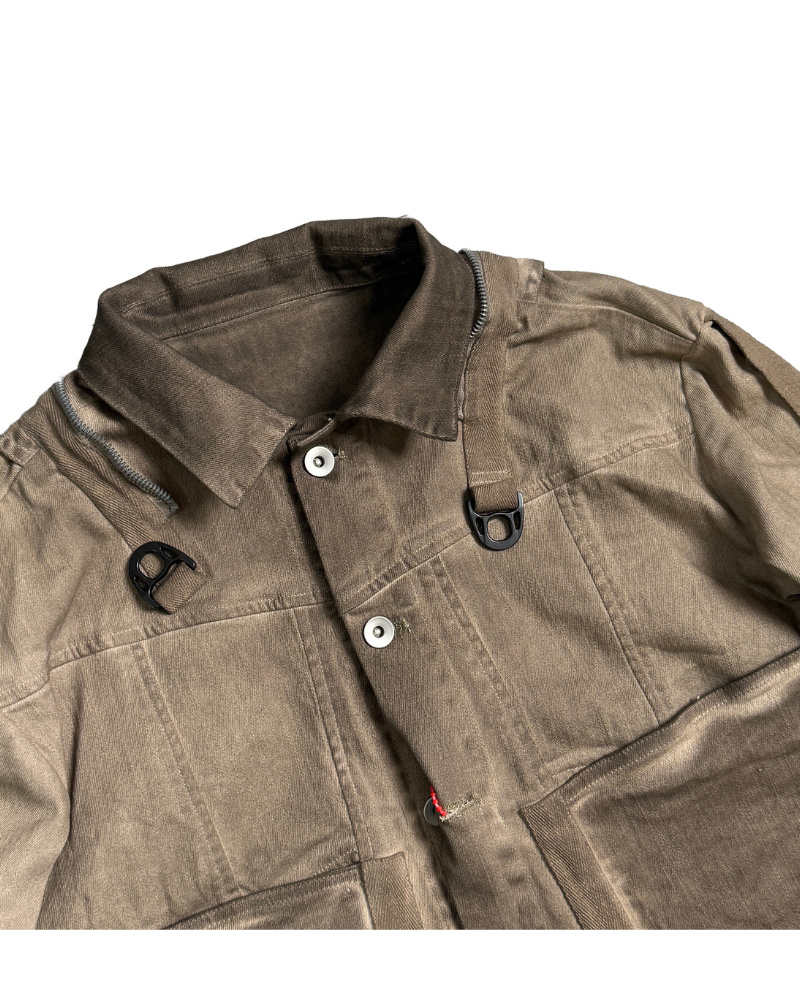 Wasteland Apocalypse Detachable-Collar Jacket