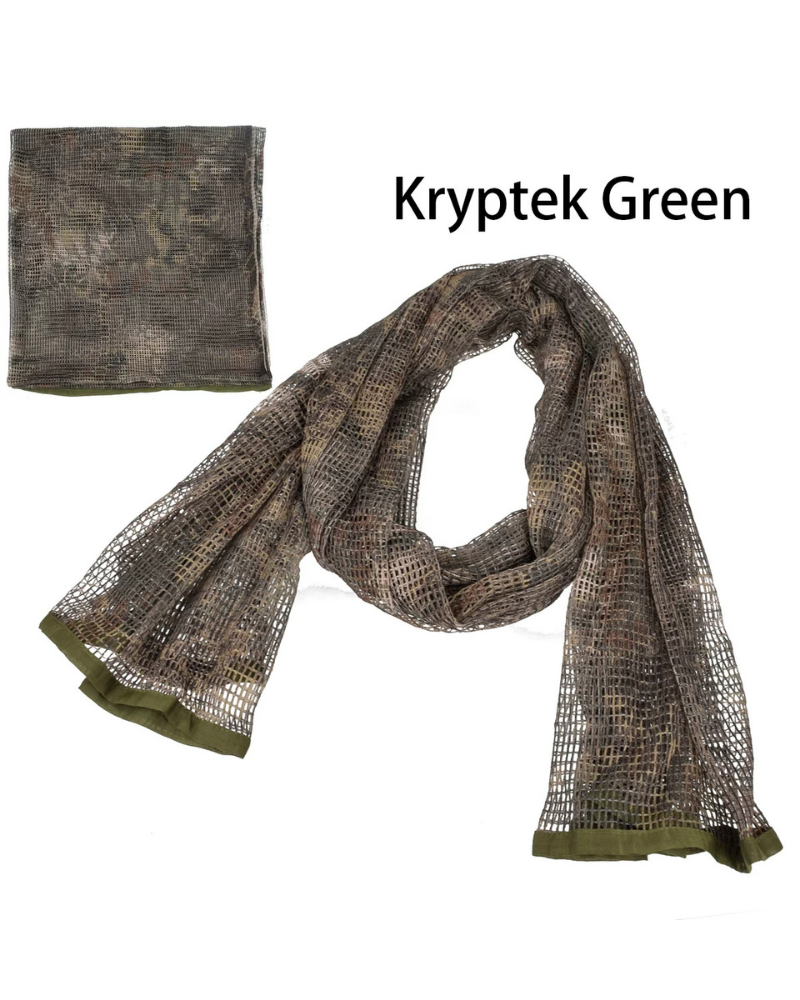 Wasteland Soldier Style Camouflage Long Mesh Scarf