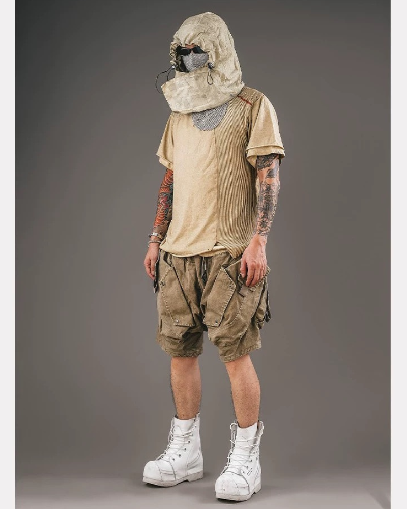 Wasteland Wear Functional Multi-Pocket Cargo Shorts