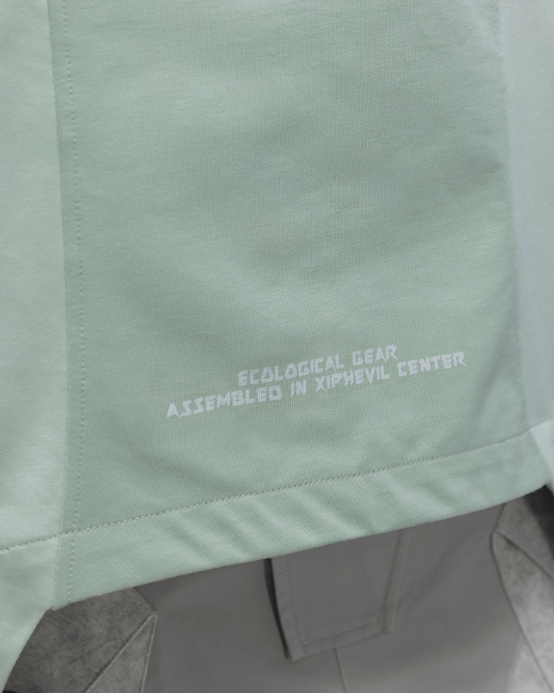 XIPHEVIL Cyberpunk Dream Princess Ice-Cool Mesh Panel T-Shirt