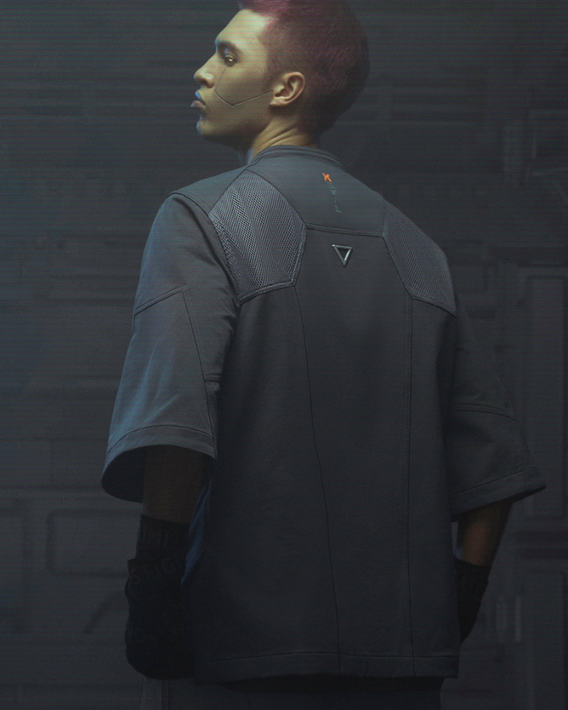 XIPHEVIL Cyberpunk Outfits Bellator IV Short Sleeve Suit