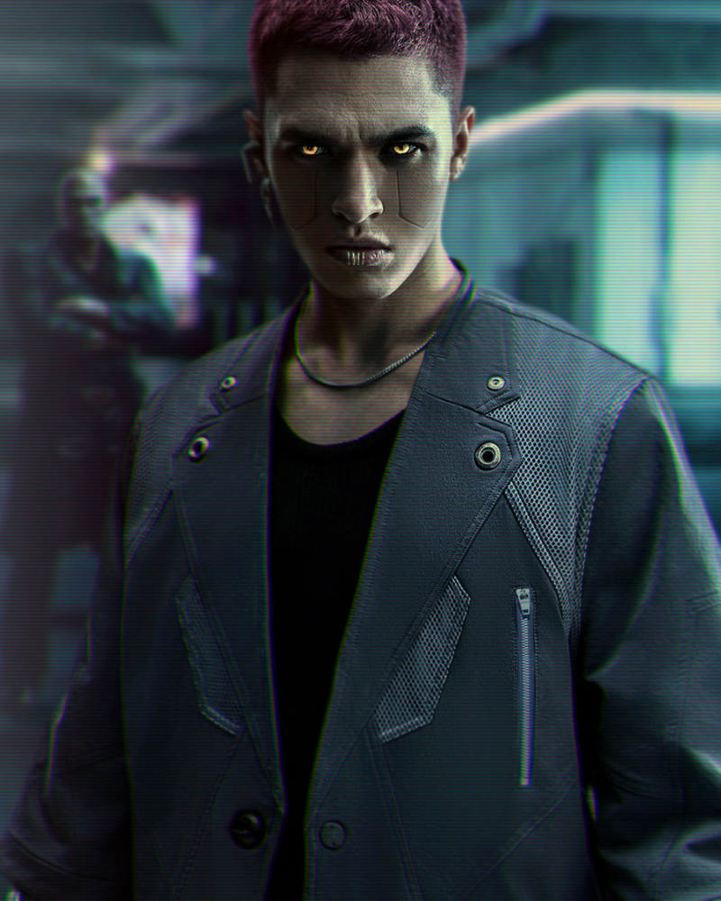 XIPHEVIL Cyberpunk Outfits Bellator IV Short Sleeve Suit